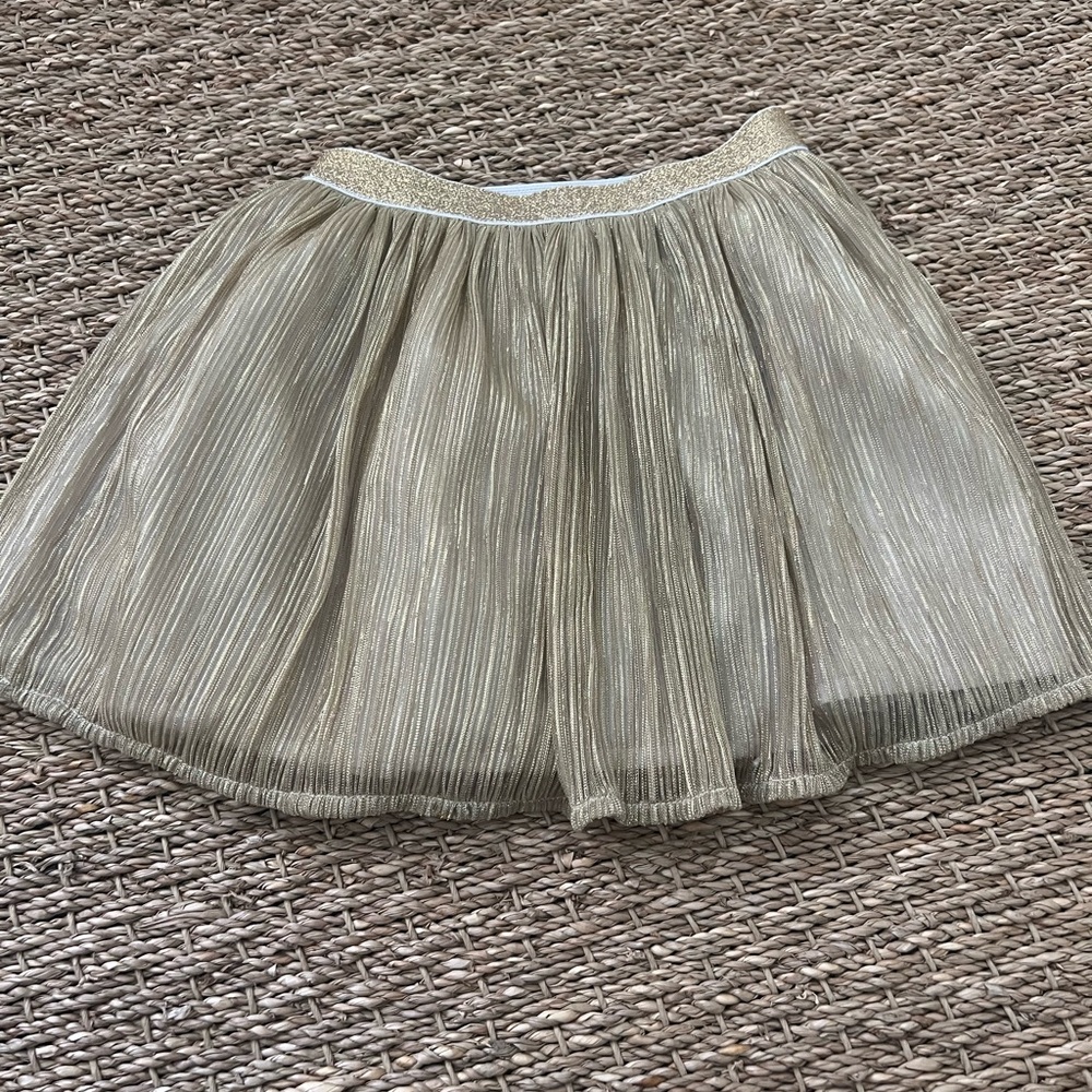 Girls Gold skirt size 5